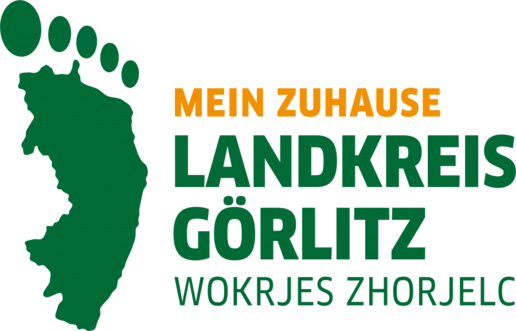 Logo Landkreis Görlitz mit Fußabdruck